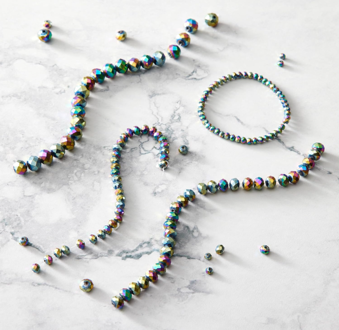 beads black aurora